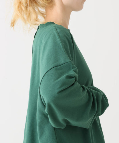 《10/6発売》ハート刺繍裾バルーンプルオーバー