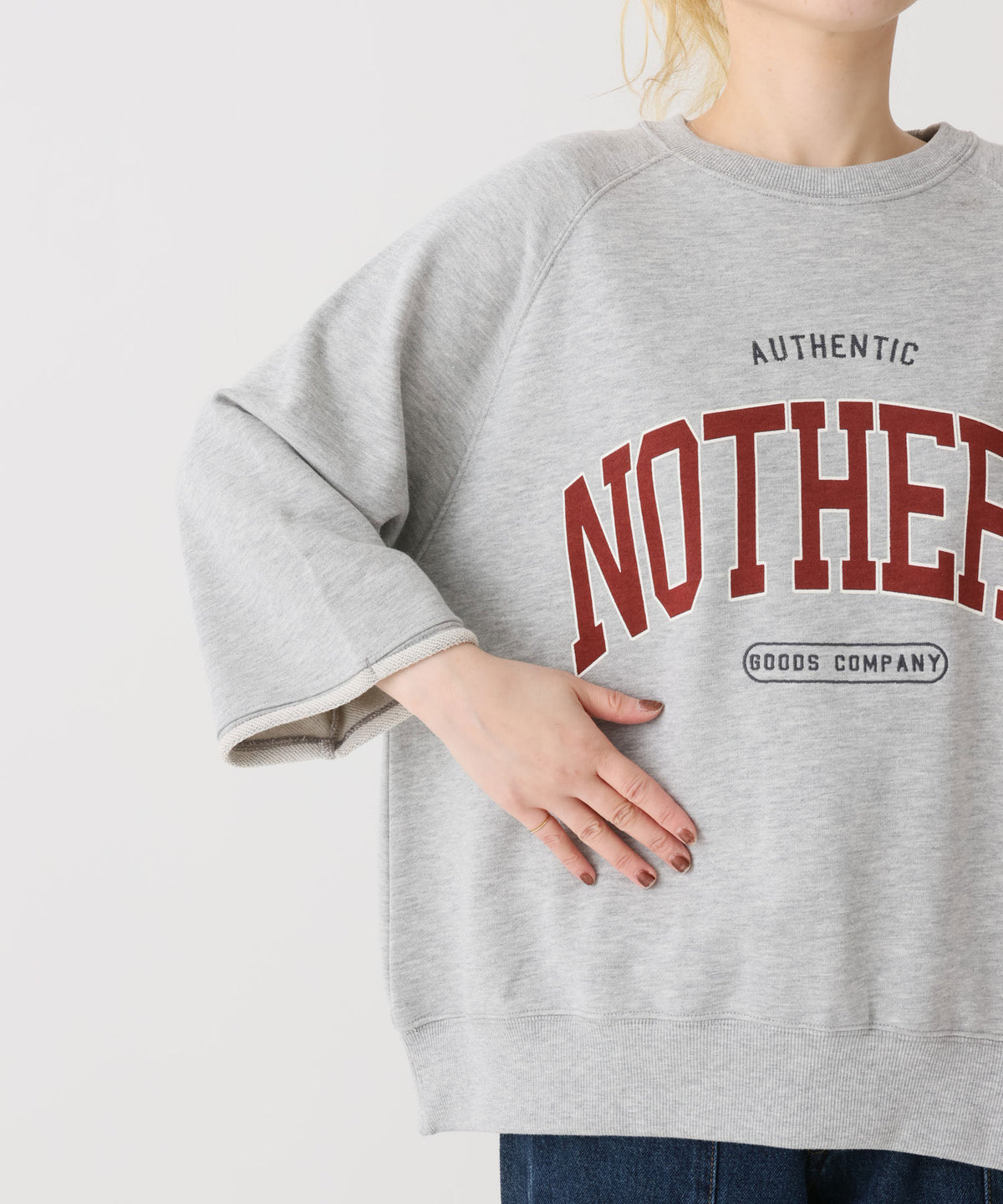 《近日発売》NOTHERNカレッジプルオーバー