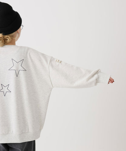 《近日発売》STARバック刺繍プルオーバー