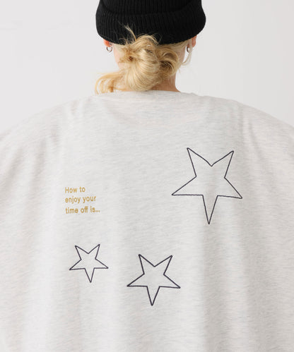 《近日発売》STARバック刺繍プルオーバー