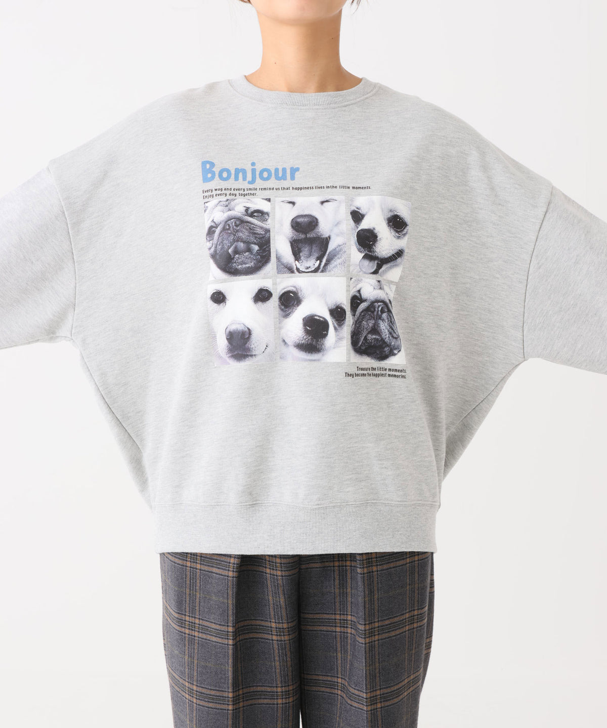 《近日発売》DOGフォト裏毛プルオーバー