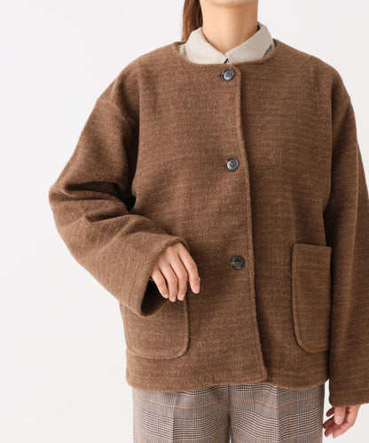 《近日発売》ウールライクショートアウター