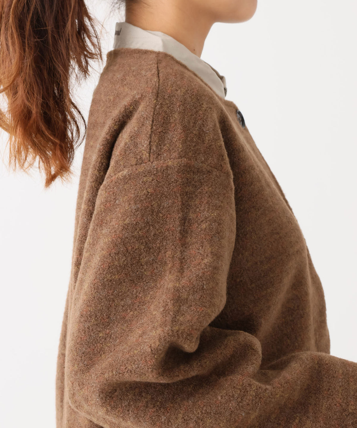 《近日発売》ウールライクショートアウター