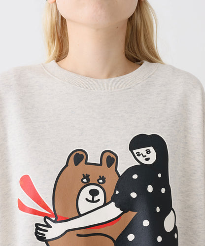 《近日発売》ハートをまとえプルオーバー クマと女の子