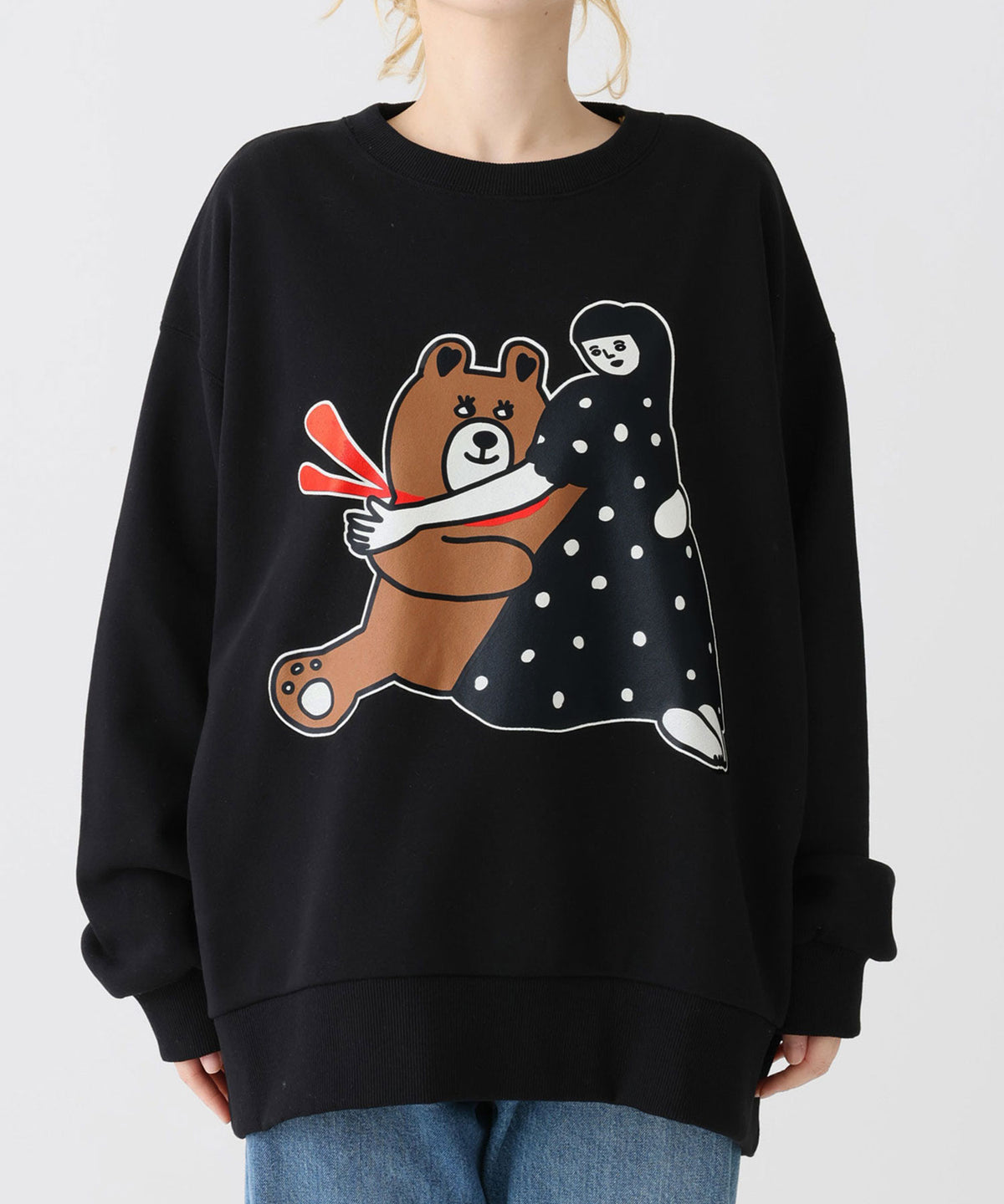 プリントブラック ※この画像が実物に最も近いお色味です。