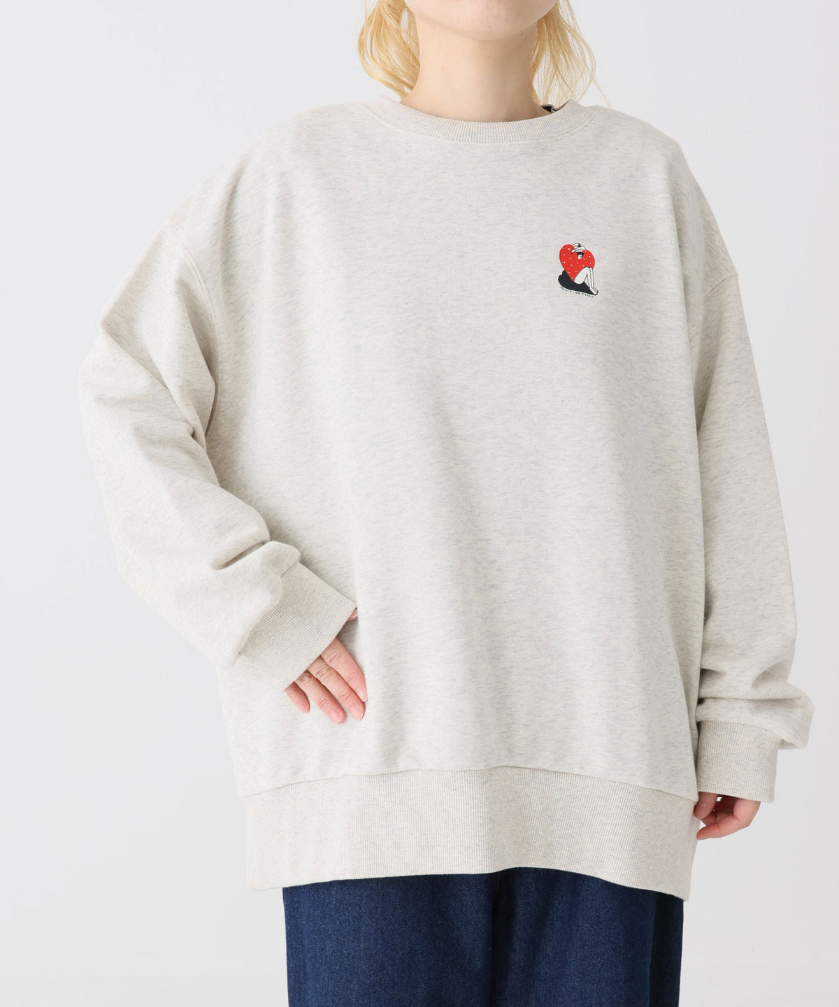 《近日発売》ハートをまとえプルオーバー ハートをまとった女の子