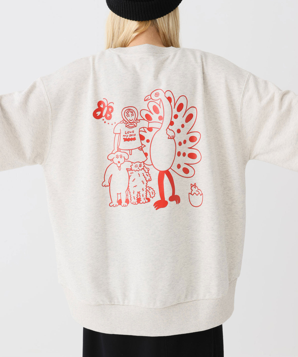 《近日発売》ハートをまとえプルオーバー 女の子と仲間たち
