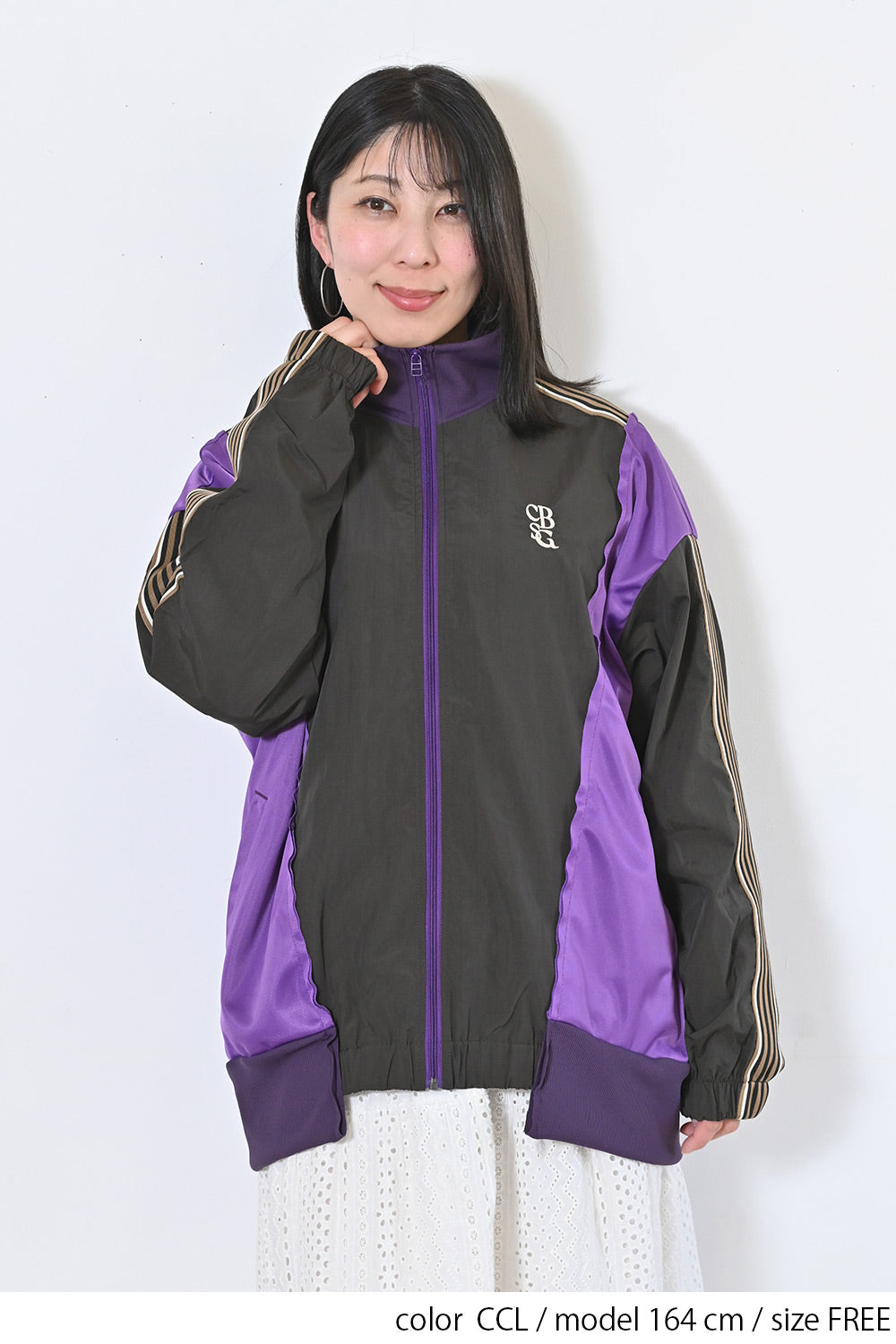 ≪SALE≫【CUBE SUGAR】ナイロン組合せリメイク風Bigトラック