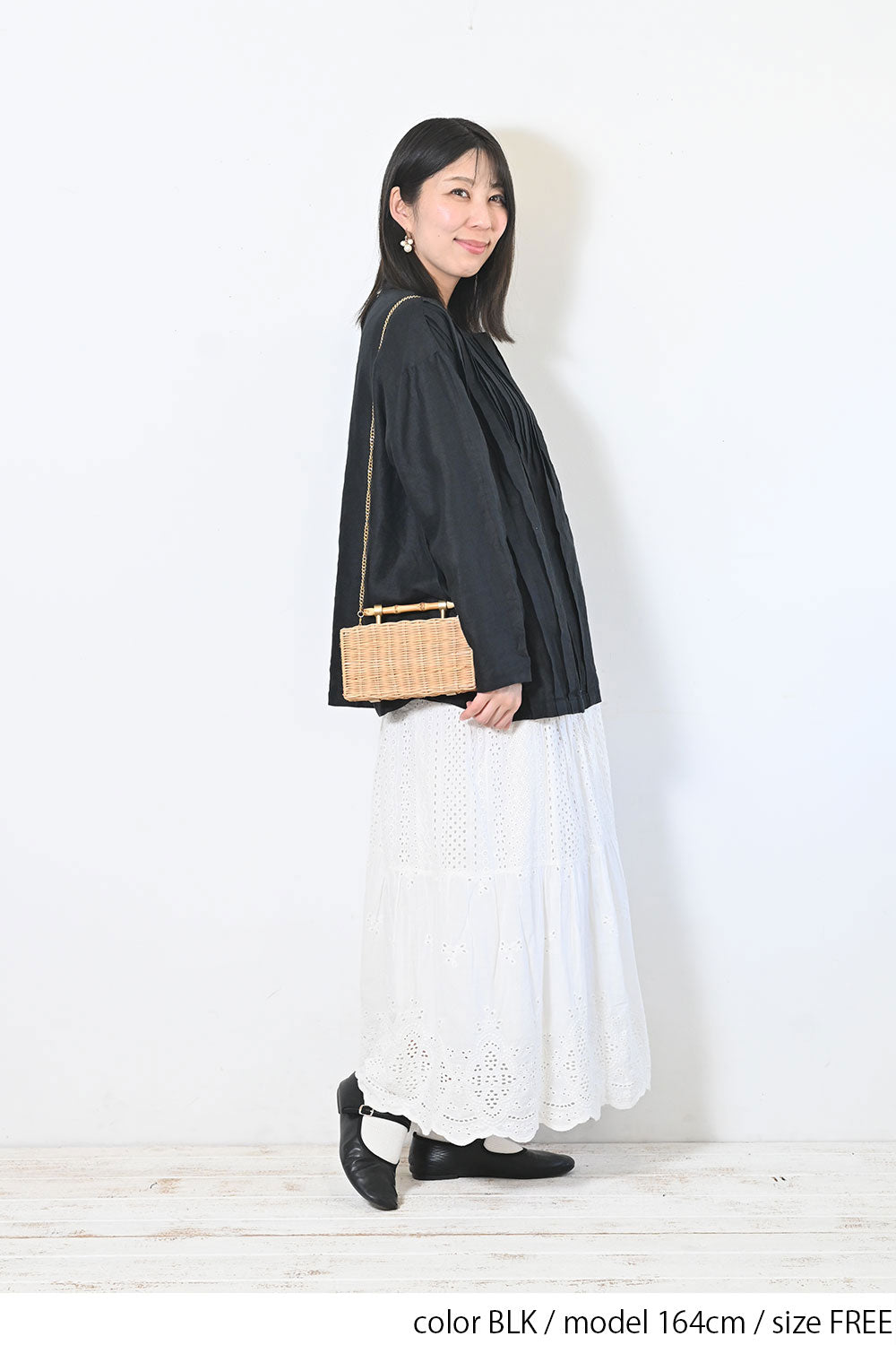 【08Mab】リネンピンタックバリエーションプルオーバー