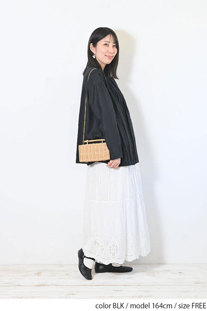 【08Mab】リネンピンタックバリエーションプルオーバー