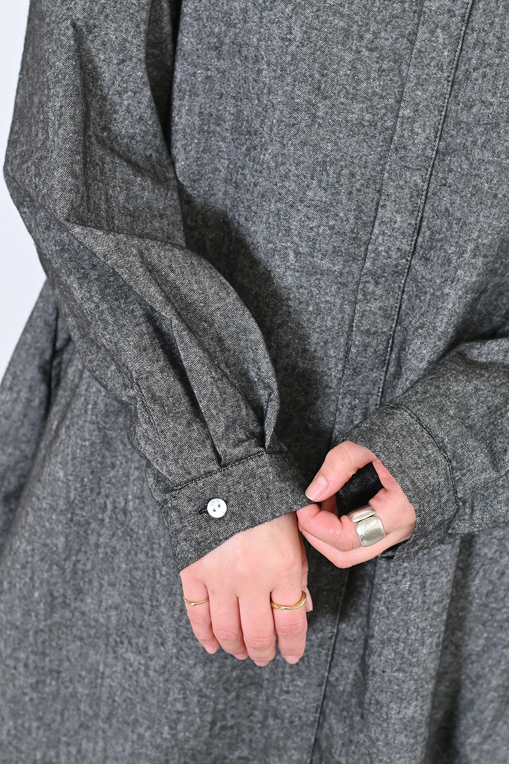 【Sorte cuff】コットンリネン起毛ワンピース