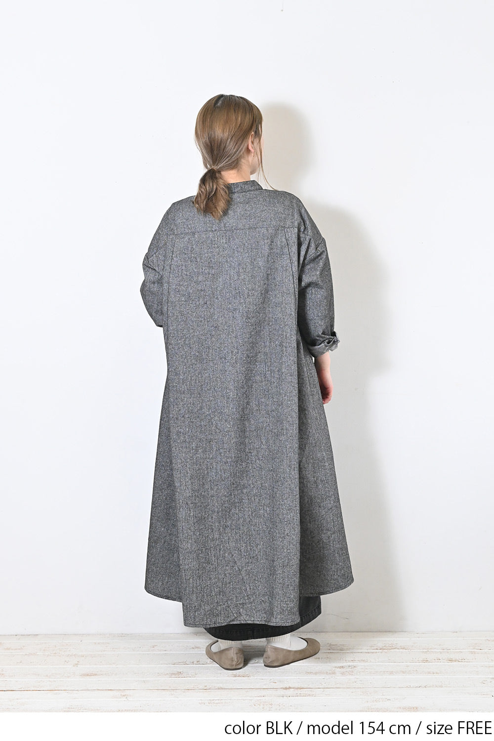 【Sorte cuff】コットンリネン起毛ワンピース
