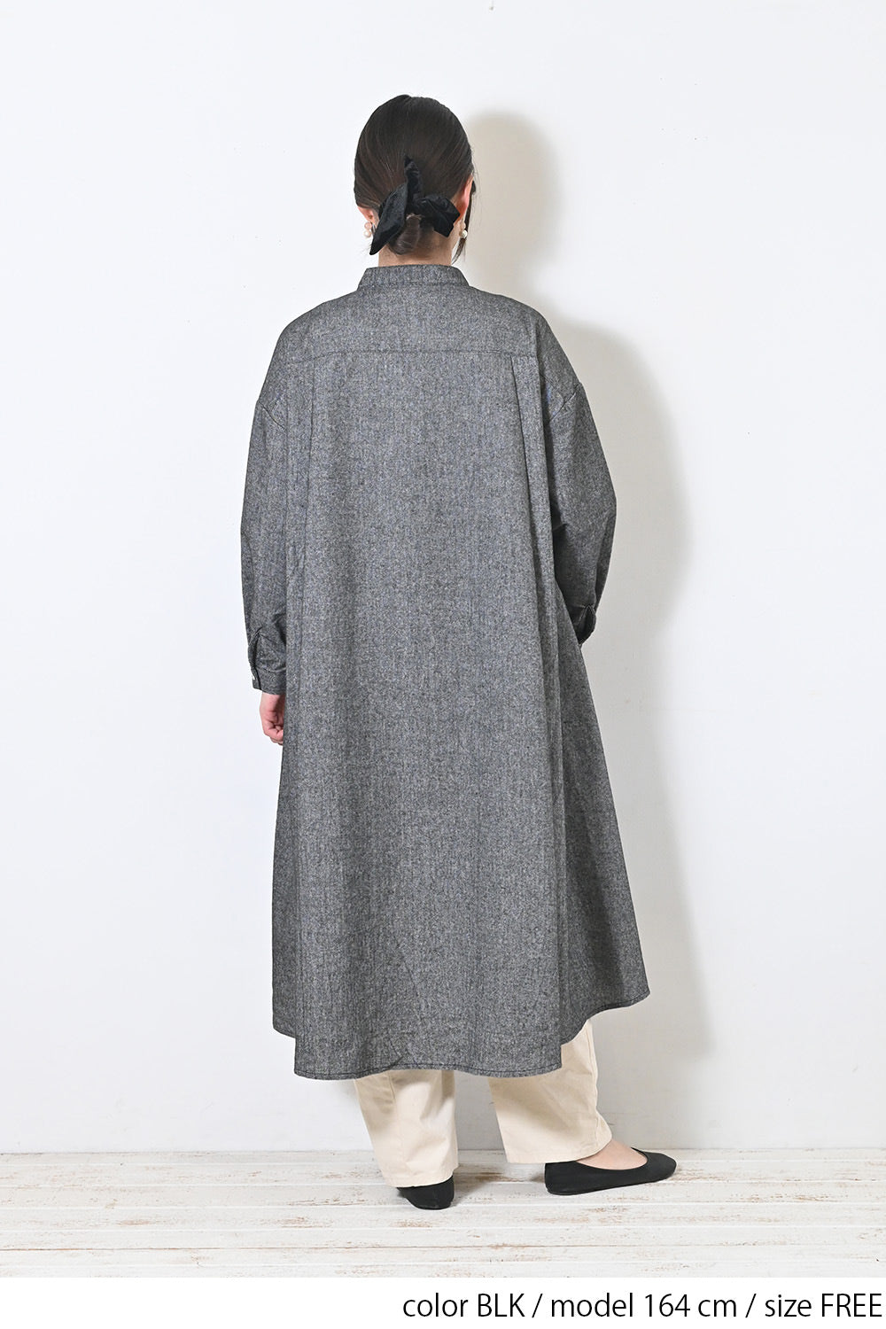 【Sorte cuff】コットンリネン起毛ワンピース