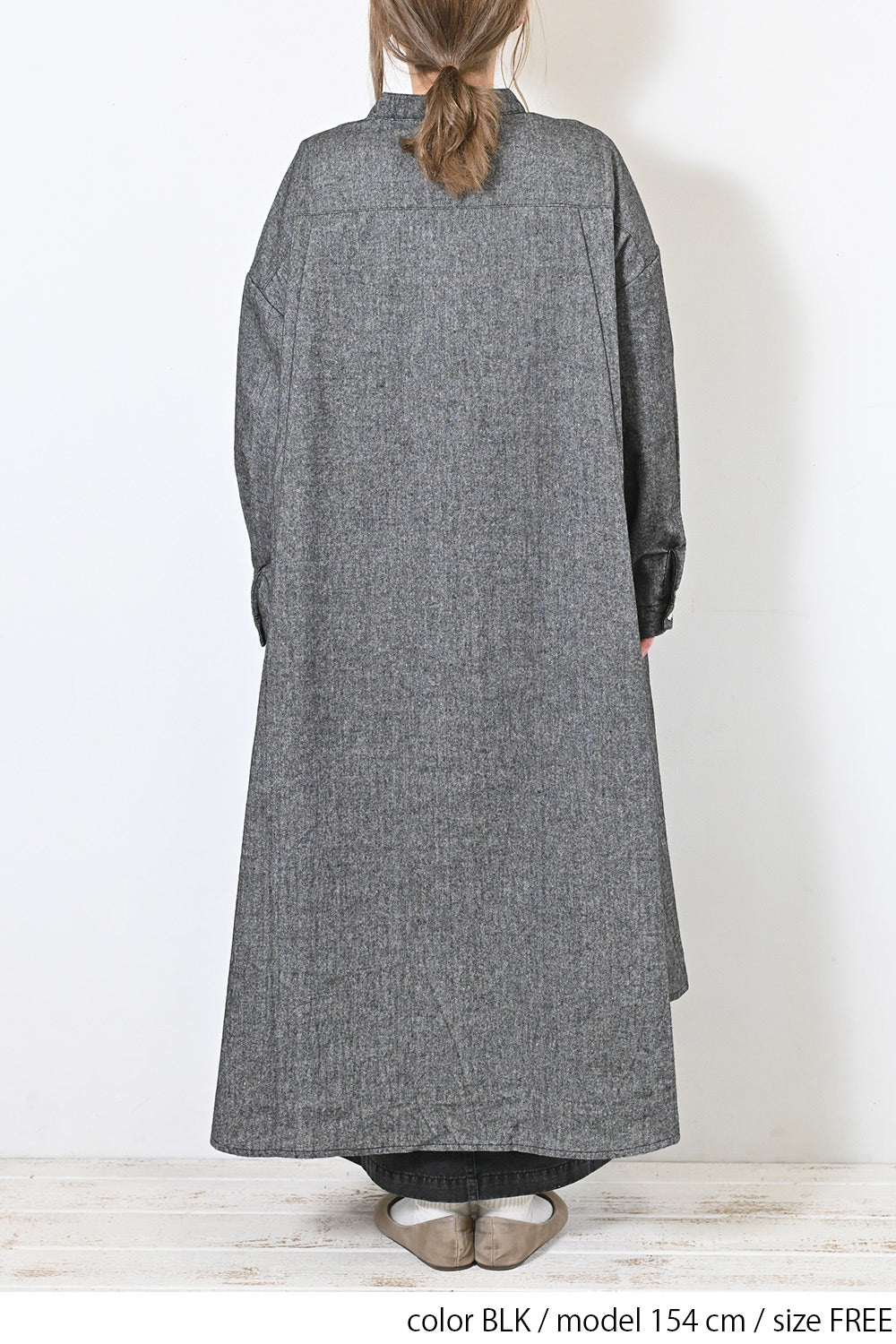 【Sorte cuff】コットンリネン起毛ワンピース