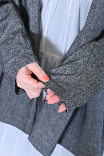 【Sorte cuff】コットンリネン起毛ガウン