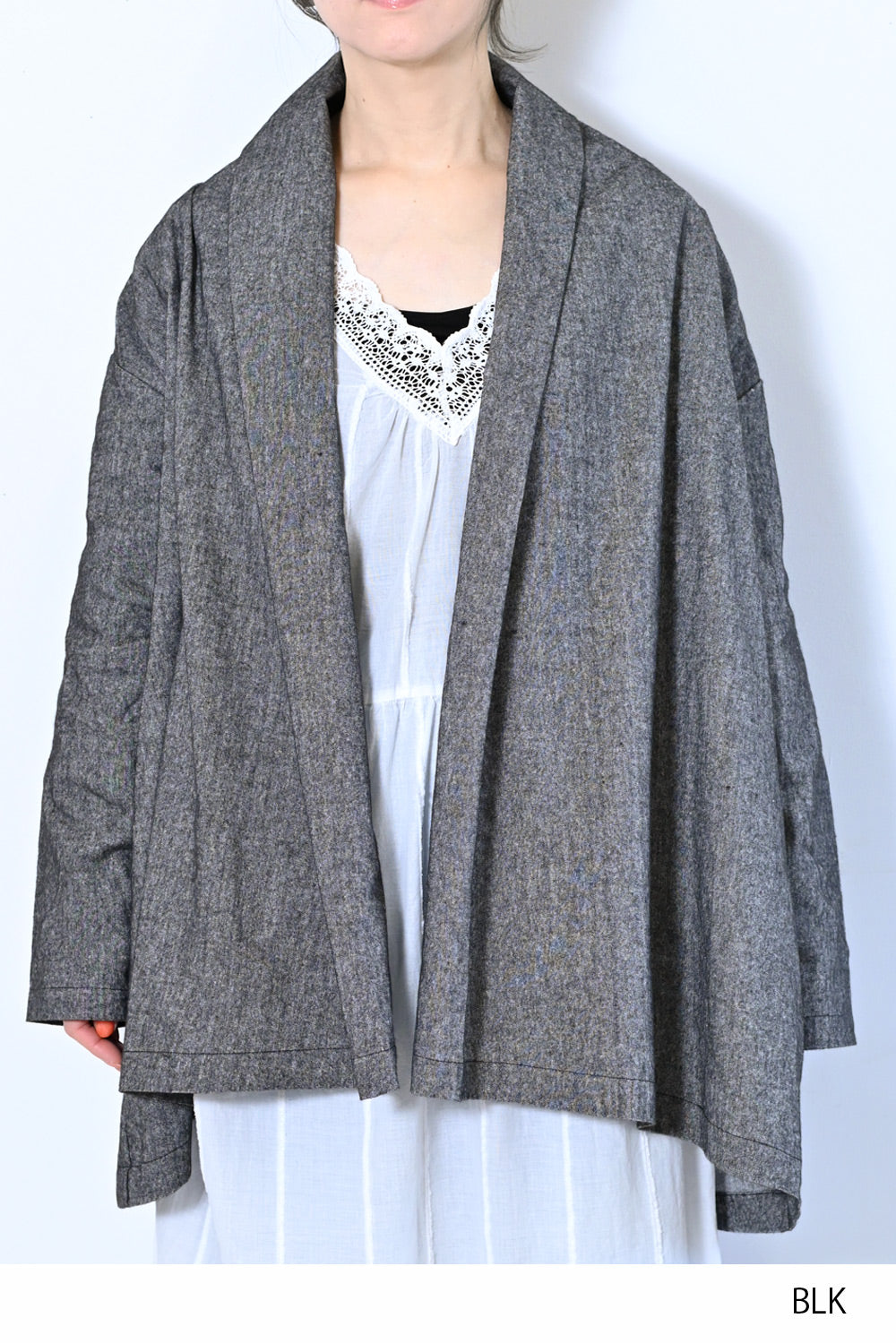 【Sorte cuff】コットンリネン起毛ガウン