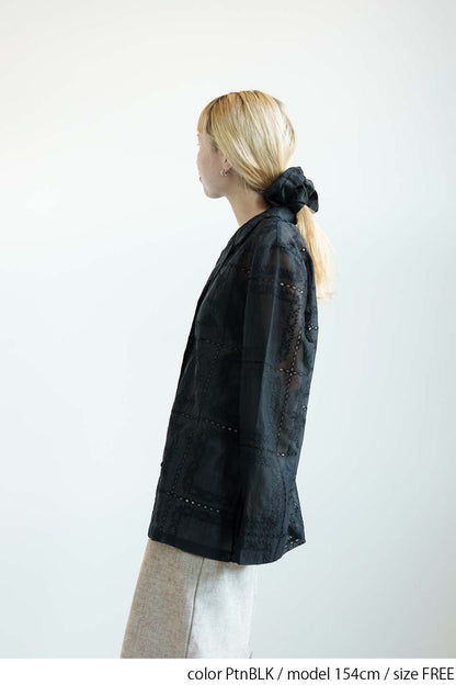 ≪SALE≫Patchwork-Style Full Embroidered Shirt Jacket