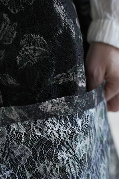≪SALE≫Art Floral Print Lace Pants