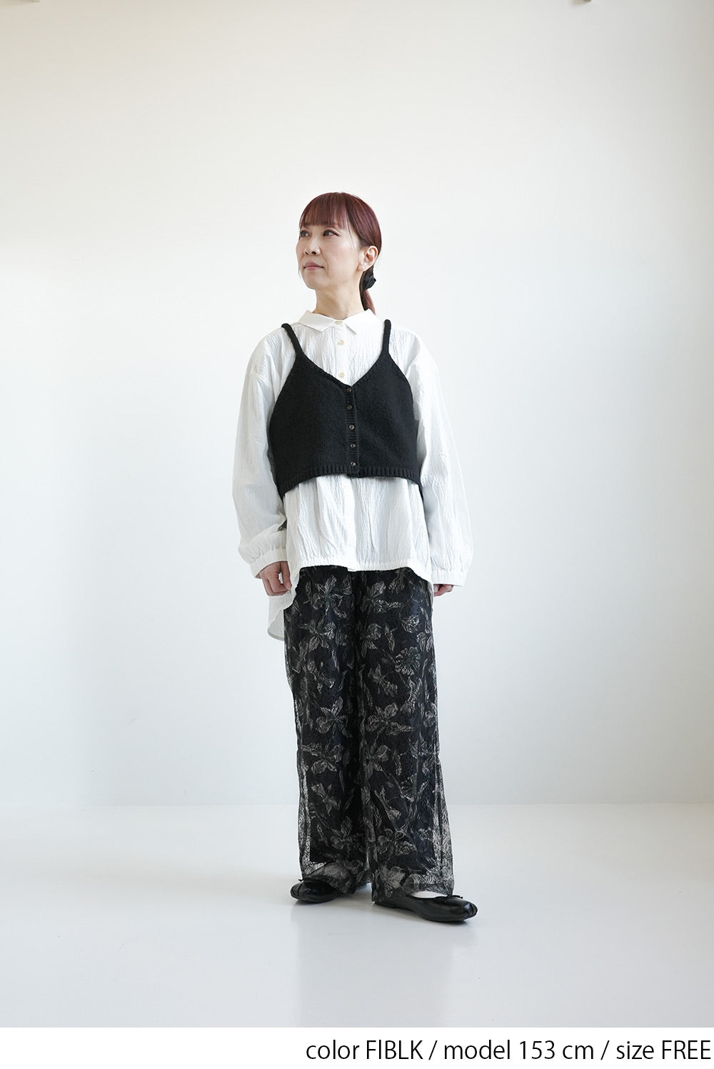 ≪SALE≫Art Floral Print Lace Pants