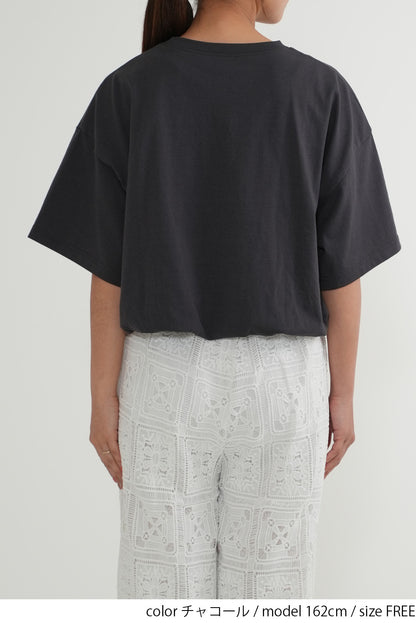 裾バルーンTシャツ