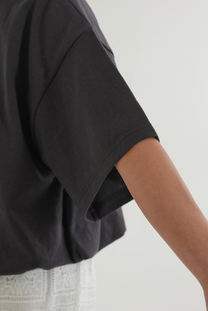 裾バルーンTシャツ