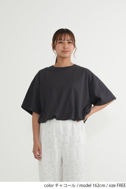 裾バルーンTシャツ