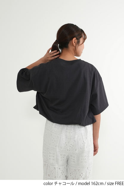裾バルーンTシャツ
