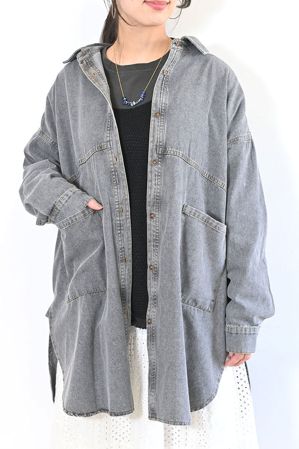 【GENTIL】チュニックシャツ