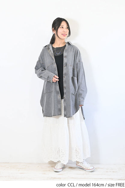 【GENTIL】チュニックシャツ
