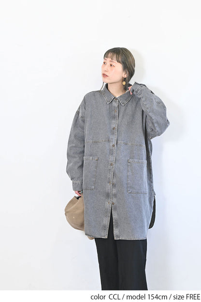 【GENTIL】チュニックシャツ