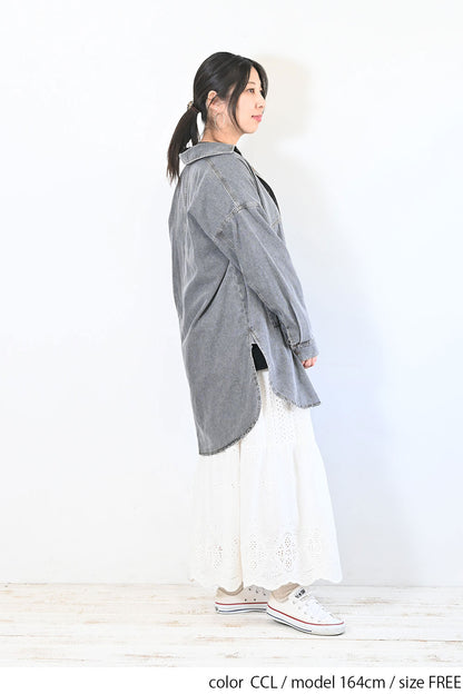 【GENTIL】チュニックシャツ