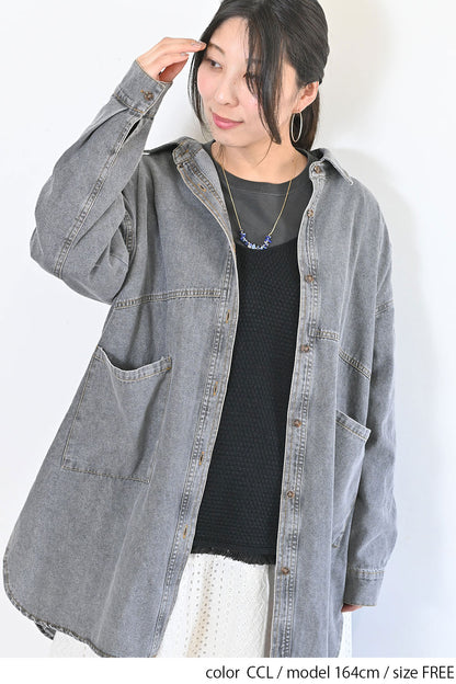 【GENTIL】チュニックシャツ