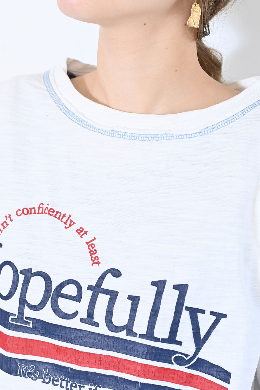 HopefullyプリントT