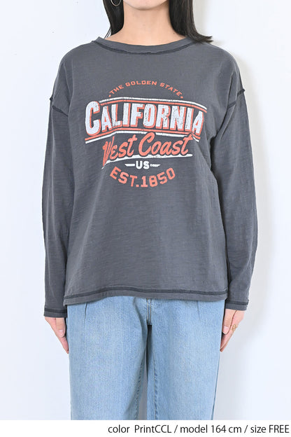 CALIFORNIAプリントロンTee
