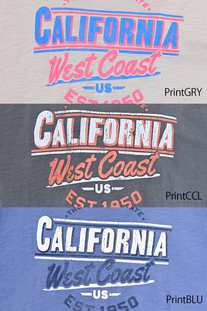CALIFORNIAプリントロンTee