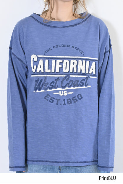 CALIFORNIAプリントロンTee
