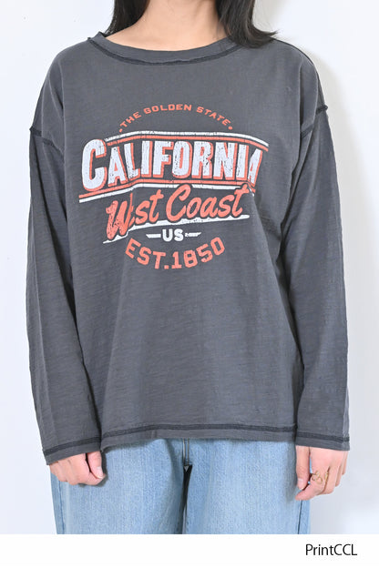CALIFORNIAプリントロンTee