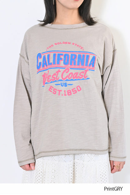 CALIFORNIAプリントロンTee
