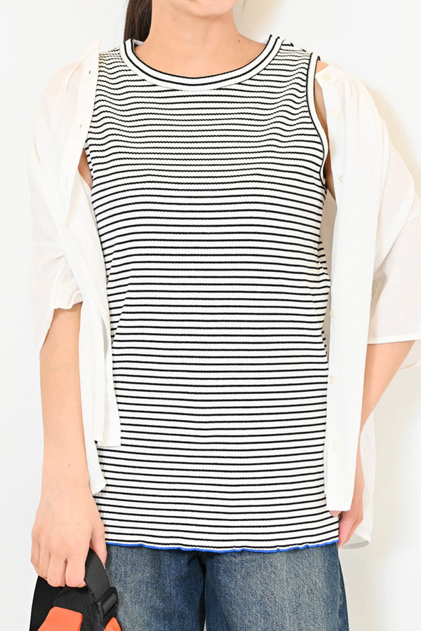 ≪SALE≫【GENTIL】Lettuce Hem Tank