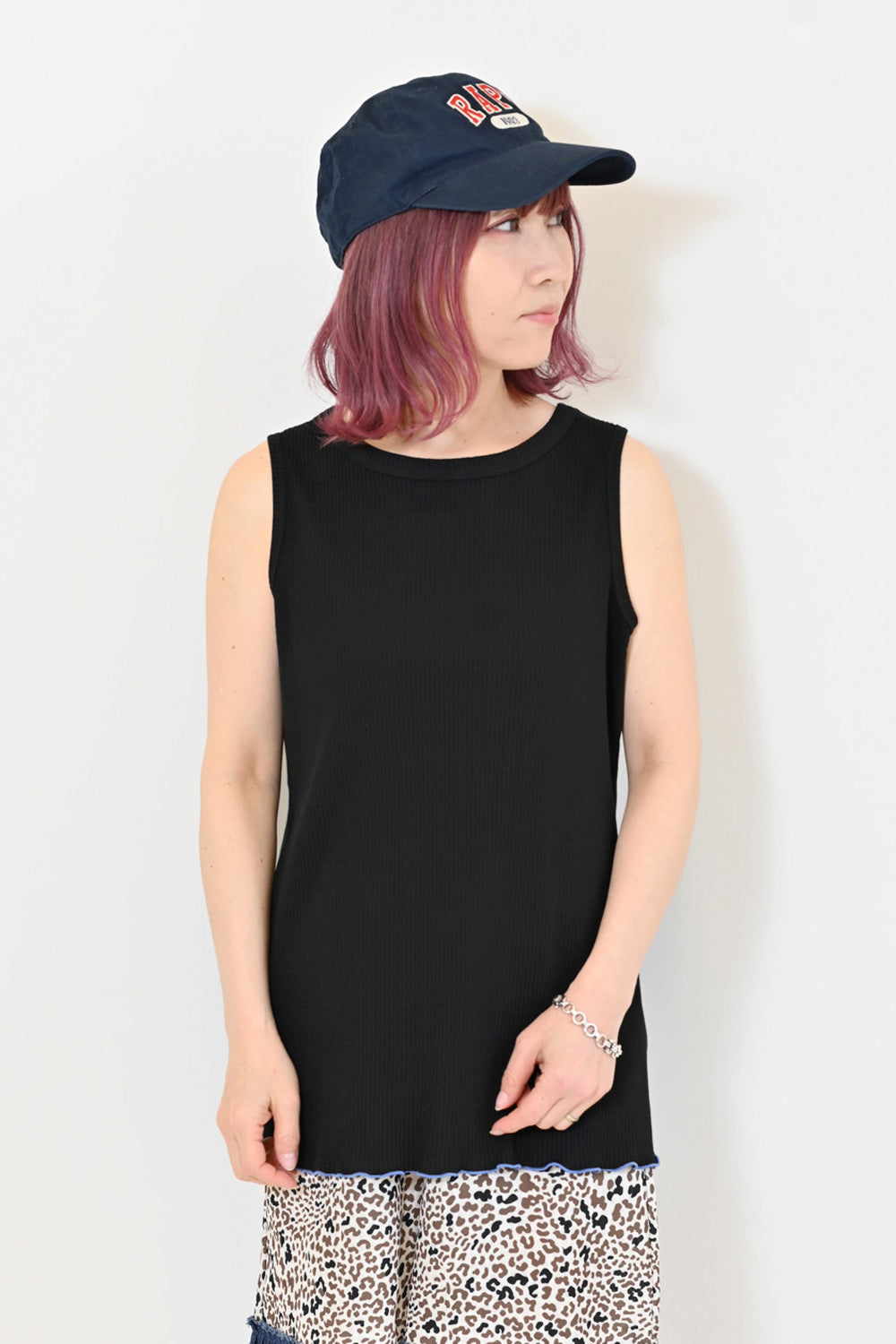 ≪SALE≫【GENTIL】Lettuce Hem Tank