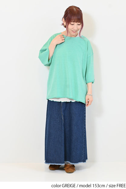 ≪SALE≫【GENTIL】Lettuce Hem Tank