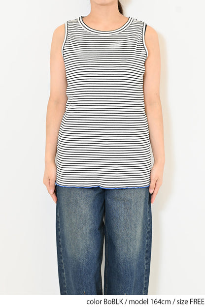 ≪SALE≫【GENTIL】Lettuce Hem Tank