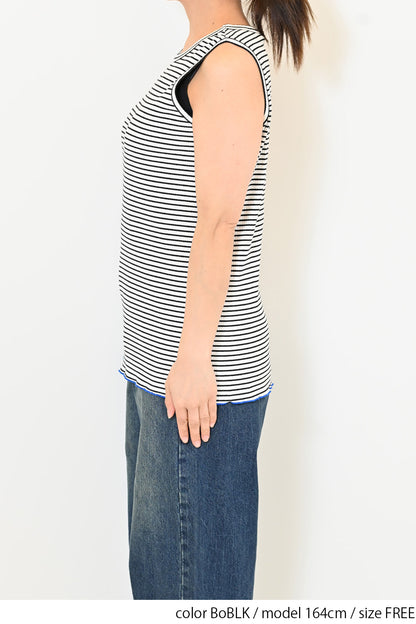 ≪SALE≫【GENTIL】Lettuce Hem Tank