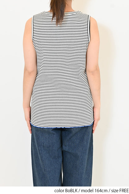 ≪SALE≫【GENTIL】Lettuce Hem Tank