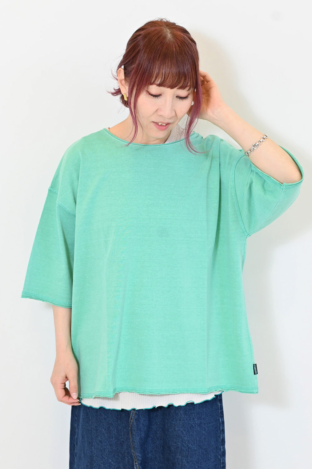 ≪SALE≫【GENTIL】Lettuce Hem Tank