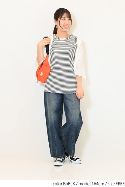 ≪SALE≫【GENTIL】Lettuce Hem Tank