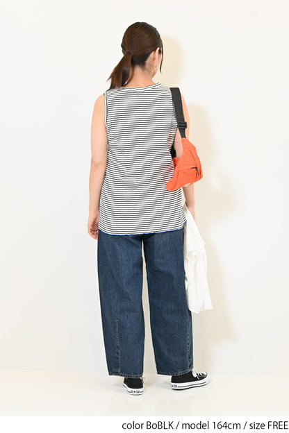 ≪SALE≫【GENTIL】Lettuce Hem Tank