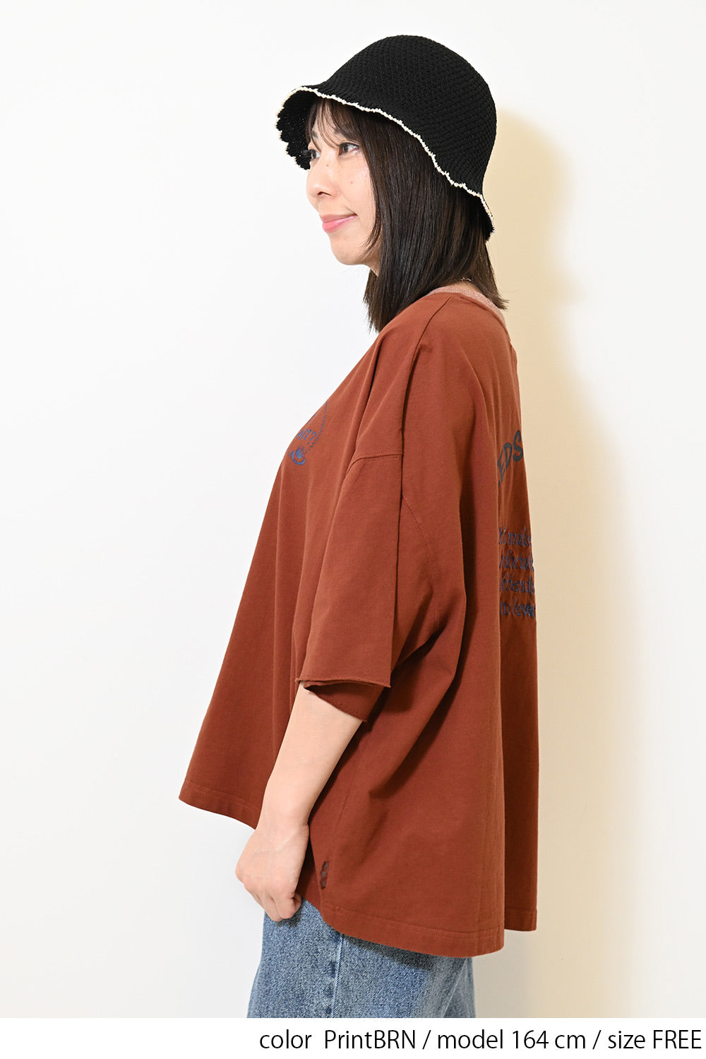 ≪SALE≫Print+刺繍ワイドTee – HEART MARKET