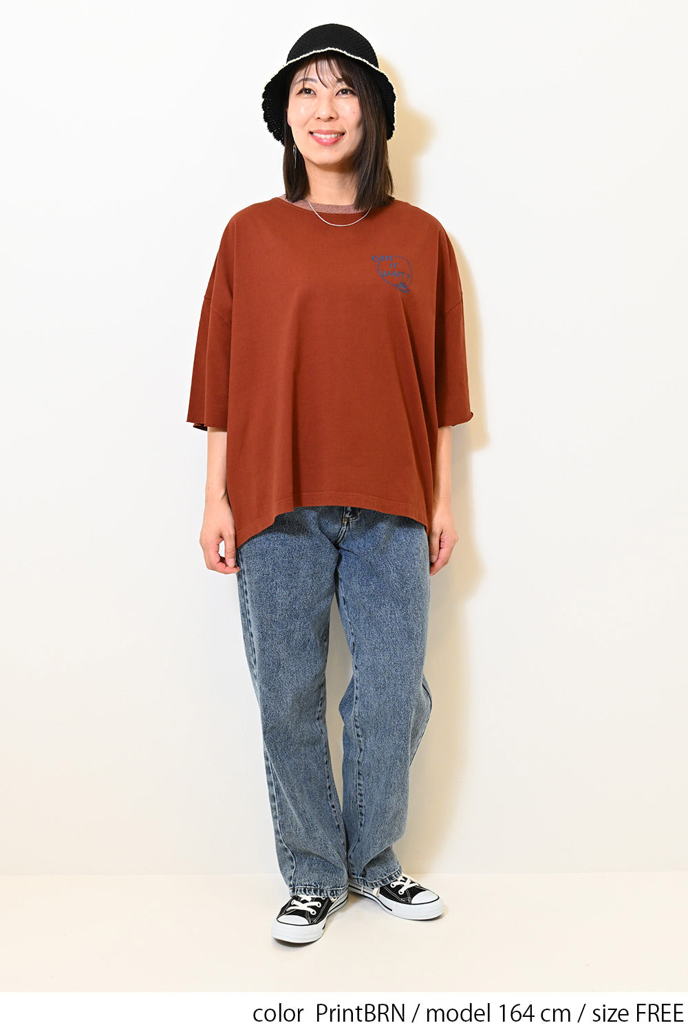 ≪SALE≫Print+刺繍ワイドTee – HEART MARKET