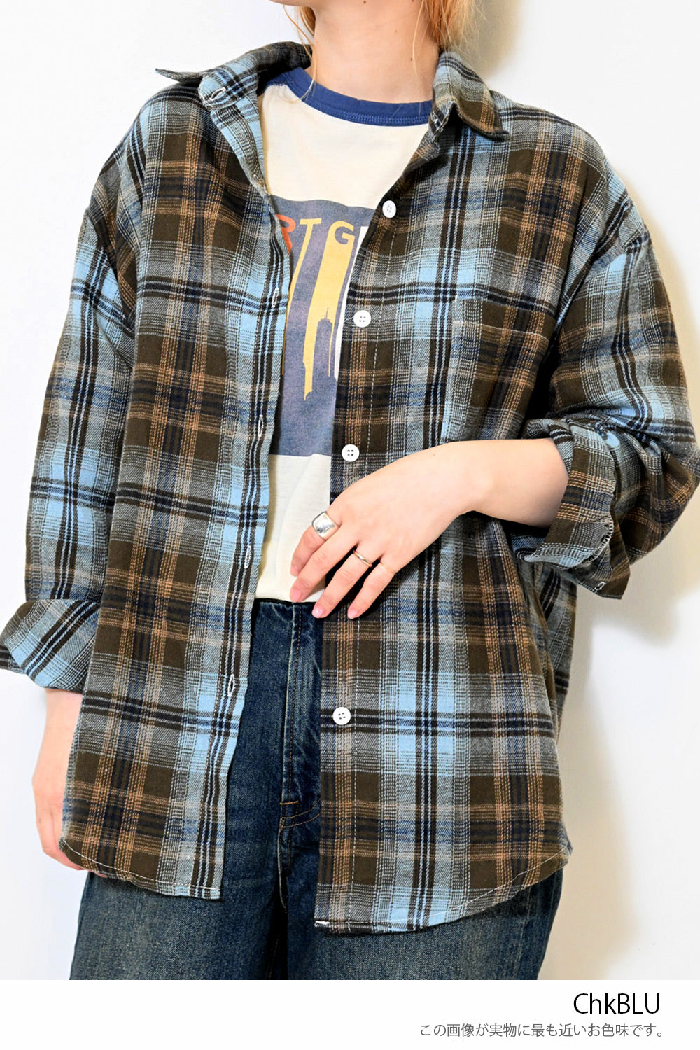 LiSA グッズ リバーシブルシャツ チェックシャツ デニム LiSA على X: 